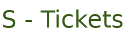 S-tickets Logo